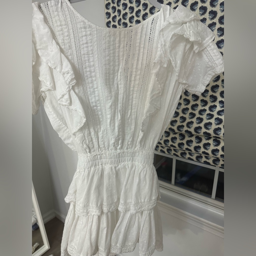 NATASHA DRESS WHITE LOVESHACKFANCY